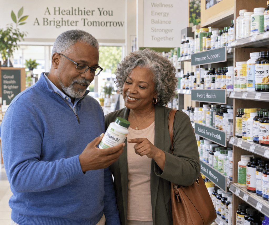 Shopping for vitamins