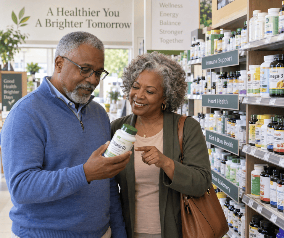 Shopping for vitamins
