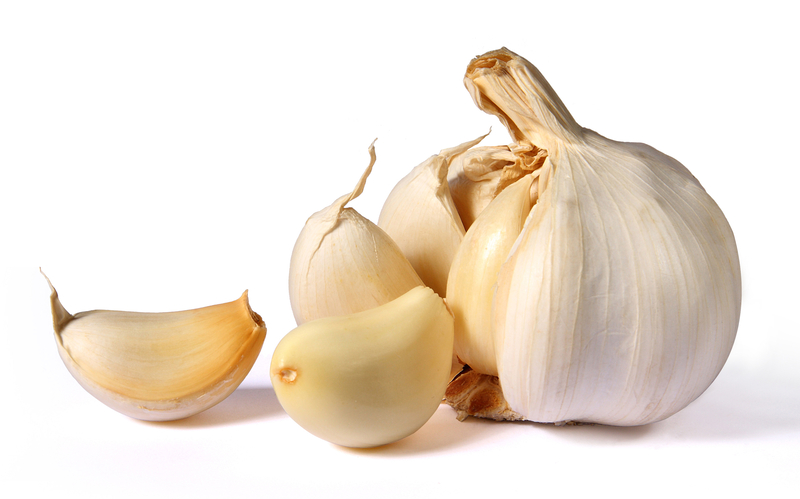 Garlic has medicinal properties